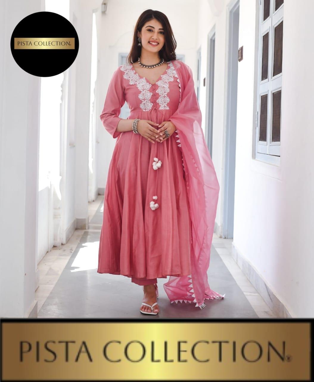 Designer Wear 3 Pcs Women's Stitched Embroidered Suit